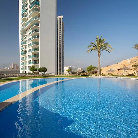 Skyline 5 Apartment With Private Balcony And Nice Views Benidorm Exterior photo