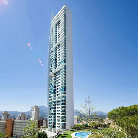 Skyline 5 Apartment With Private Balcony And Nice Views Benidorm Exterior photo